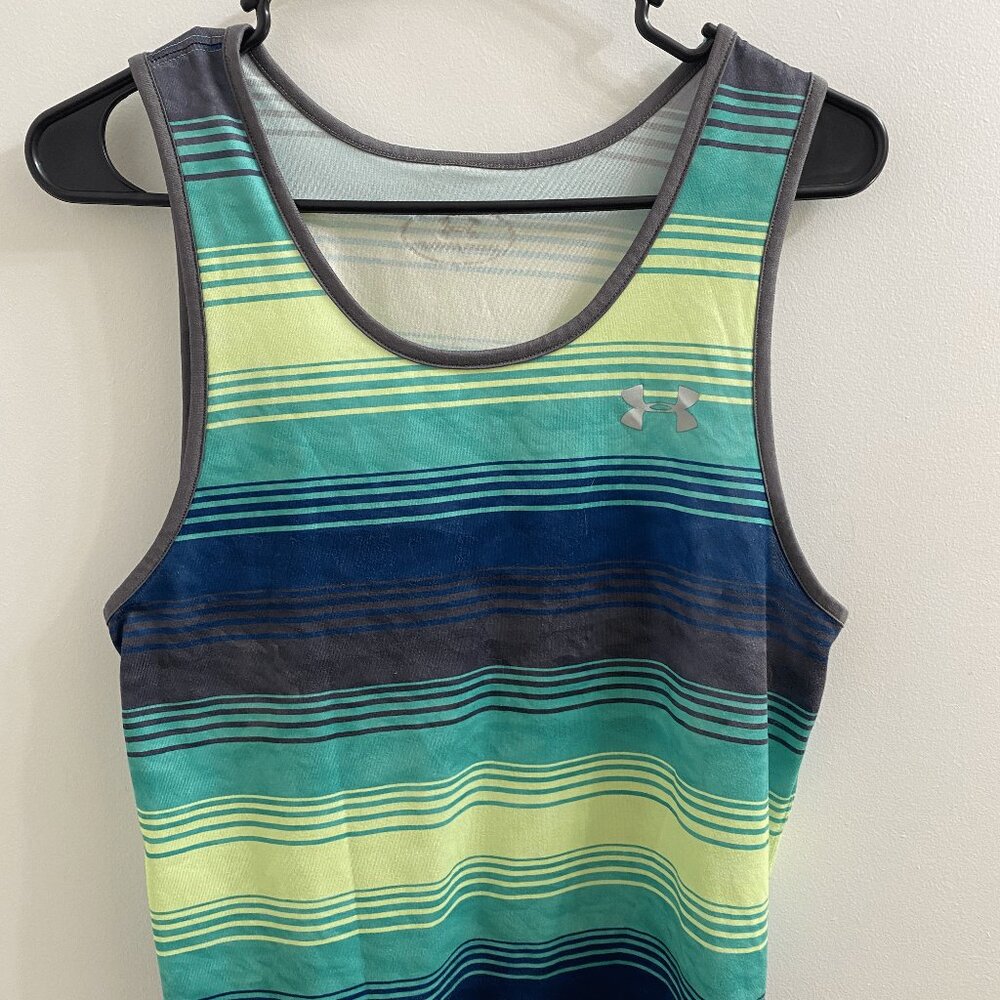 Under Armour Striped Mens Tank Top